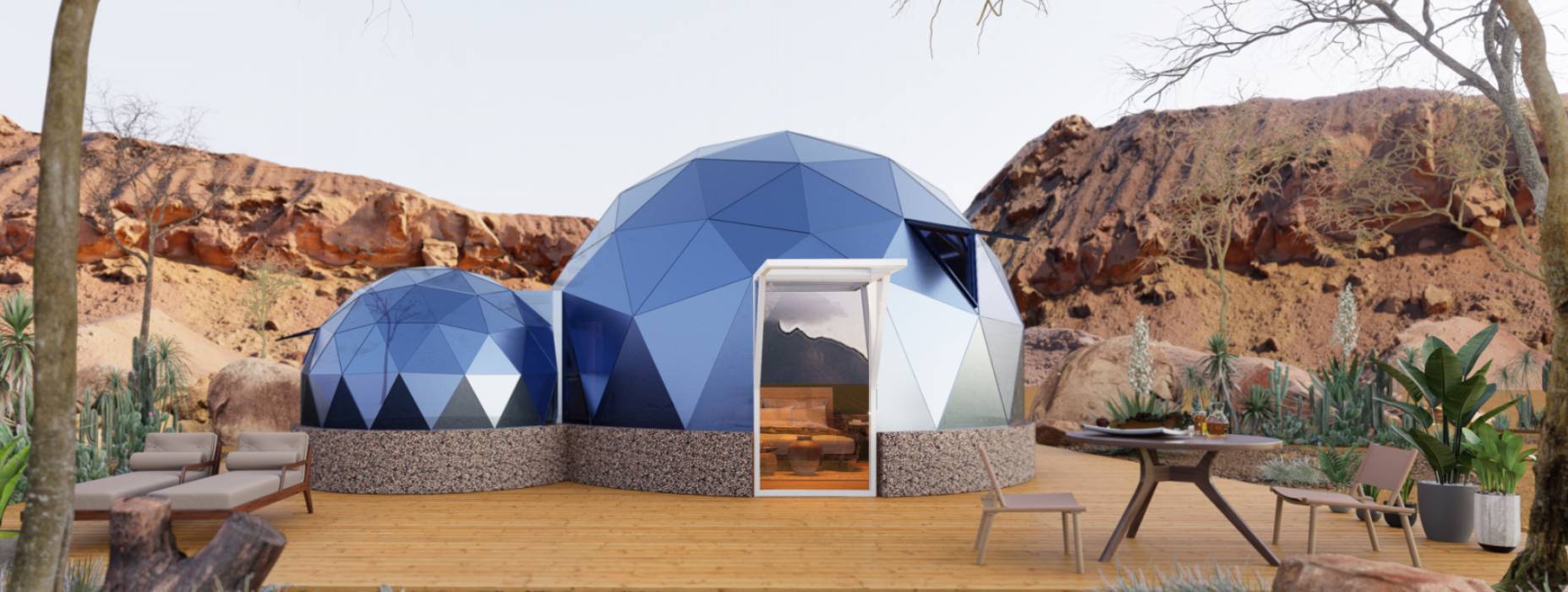 岱岳区球形智能光伏玻璃星空房